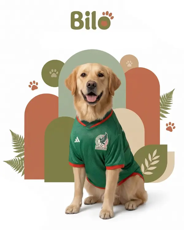 Ropa futbol mascotas perro