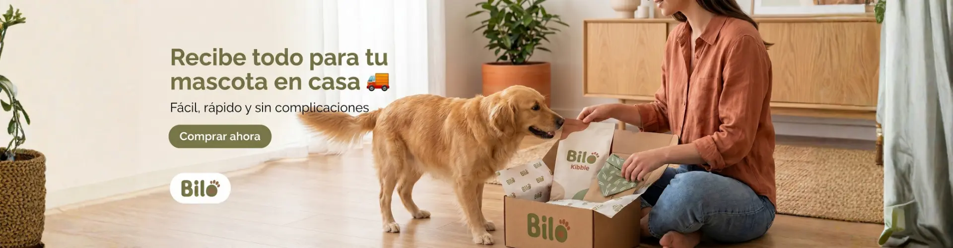 Croquetas y moda para mascotas envío a domicilio